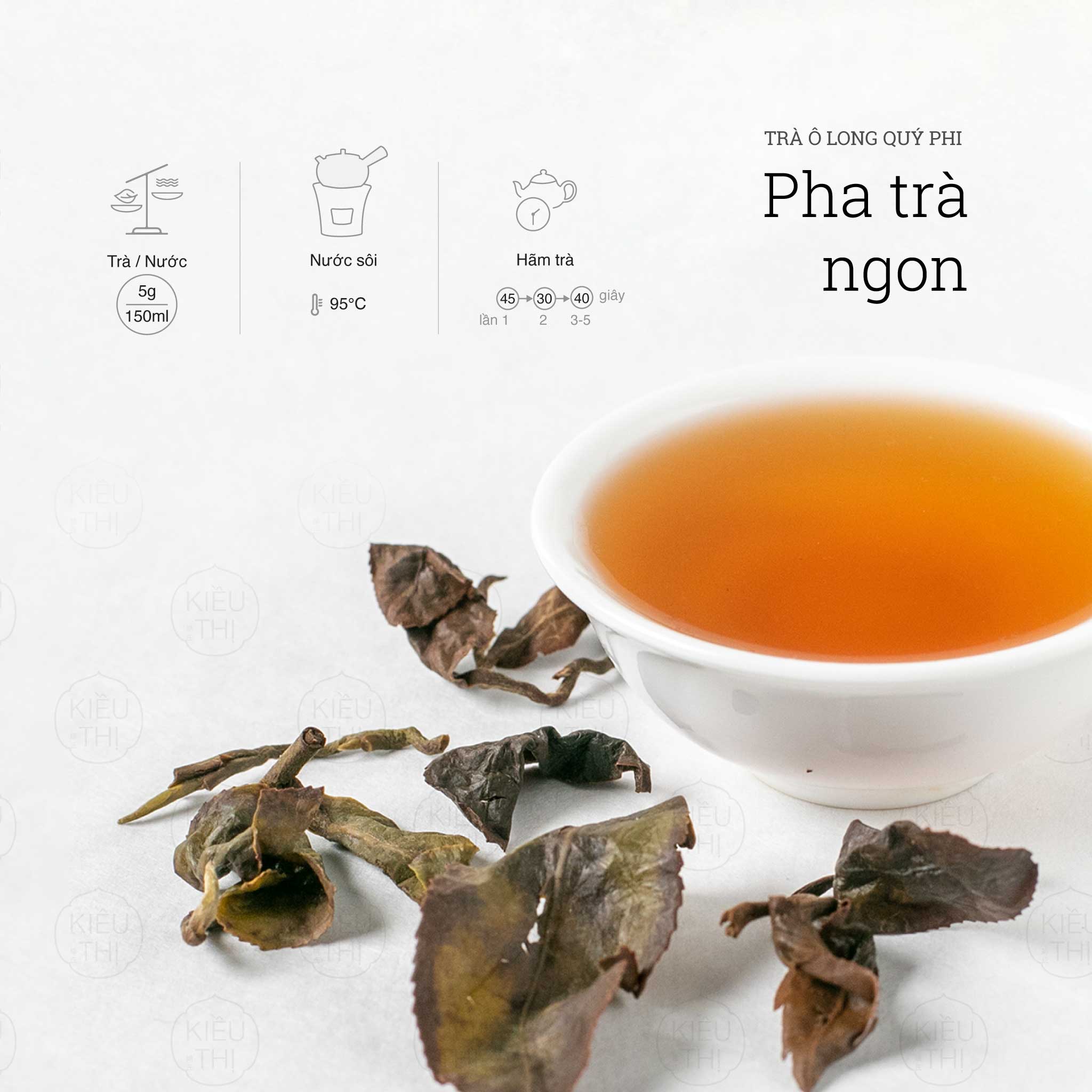 Cách pha trà Ô Long Quý Phi