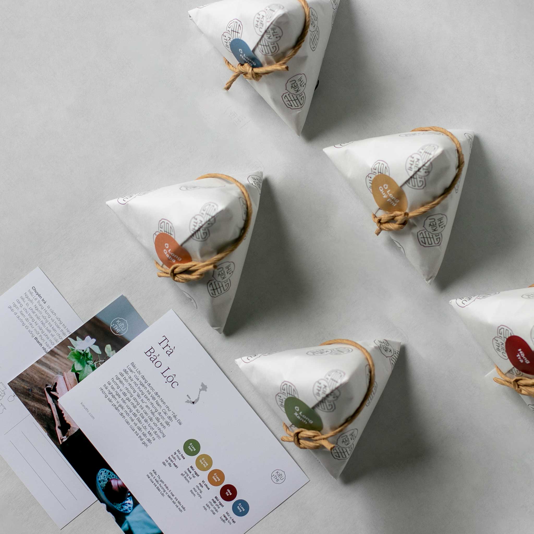 5种 Bao Loc 茶系列